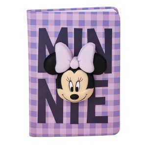 Carnet de Notes Minnie Mouse SQUISHY Lila 18 x 13 x 1 cm