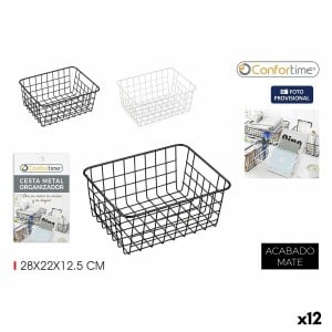Panier Multi-usages Confortime 28 x 22 x 12,5 cm (12 Unités)