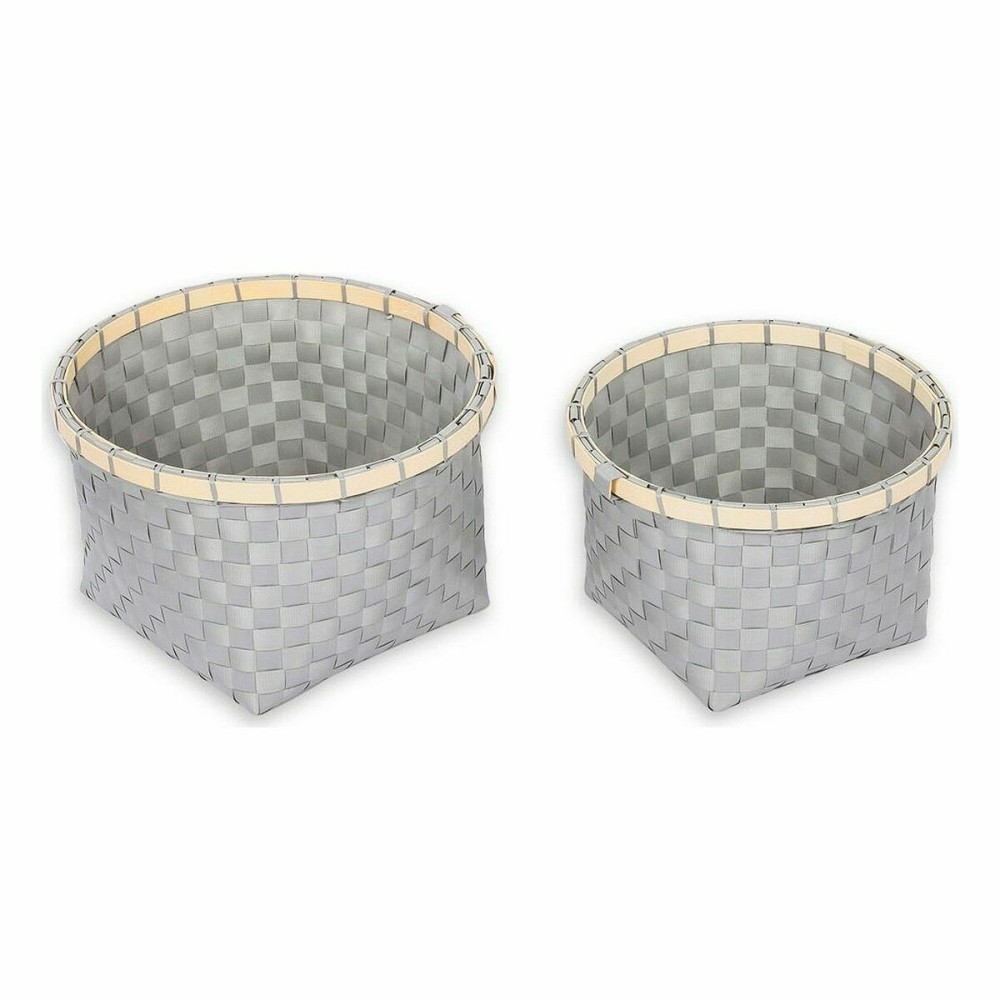 Panier Multi-usages Confortime Ronde 26 x 26 x 17 cm 2 Pièces (6 Unités)