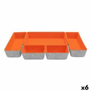 Organiseur de Tiroirs Confortime Feutre 27,5 x 20 x 5,3 cm 5 Pièces (6 Unités)