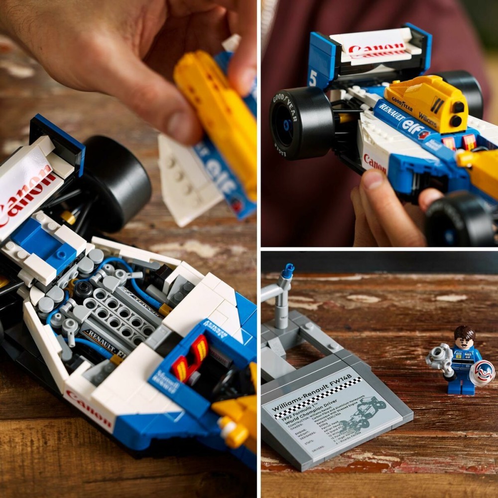 Konstruktionsspiel Lego ICONS 10353 Williams Racing FW14B i Nigel Mansell 799 Stücke