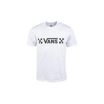 Men’s Short Sleeve T-Shirt Vans Drop V Check-B White