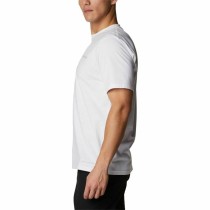 Herren Kurzarm-T-Shirt Columbia Sun Trek Weiß Herren