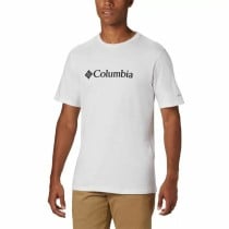 Herren Kurzarm-T-Shirt Columbia  Basic Logo Weiß Herren