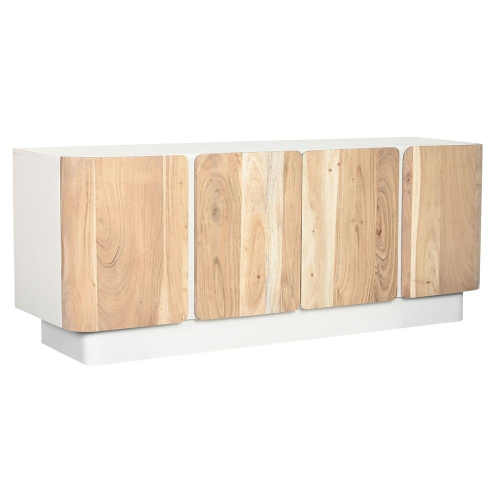 TV-Möbel Home ESPRIT Weiß natürlich 140 x 40 x 55 cm