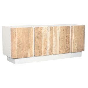 TV-Möbel Home ESPRIT Weiß natürlich 140 x 40 x 55 cm