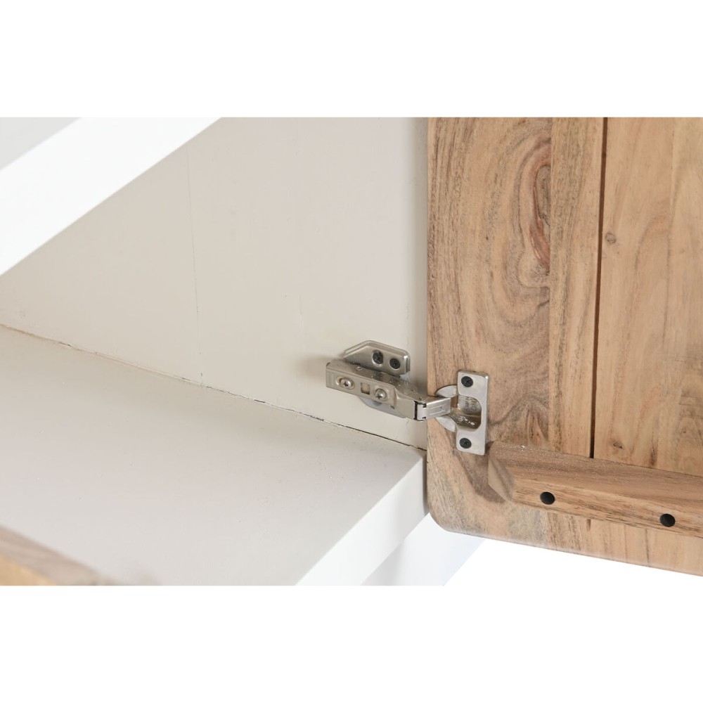 TV furniture Home ESPRIT White Natural 140 x 40 x 55 cm