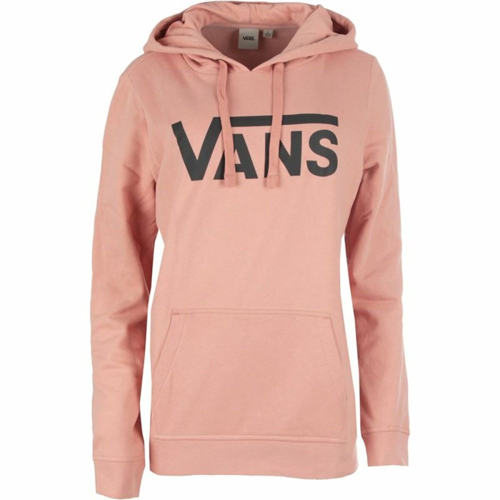 Sweat à capuche femme Vans Drop Logo Rose