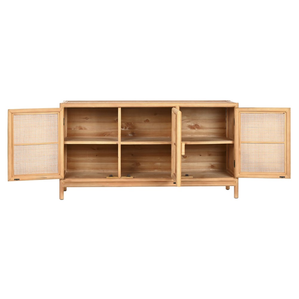 Buffet Home ESPRIT Marron Clair Rotin Sapin 120 x 40 x 65 cm