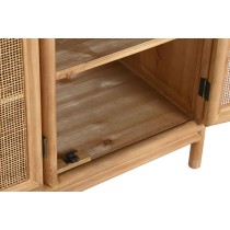 Buffet Home ESPRIT Marron Clair Rotin Sapin 120 x 40 x 65 cm