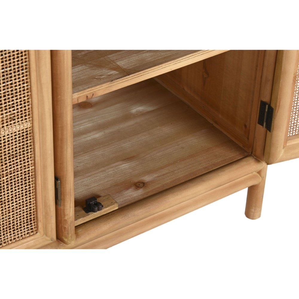 Buffet Home ESPRIT Marron Clair Rotin Sapin 120 x 40 x 65 cm