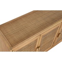 Buffet Home ESPRIT Marron Clair Rotin Sapin 120 x 40 x 65 cm
