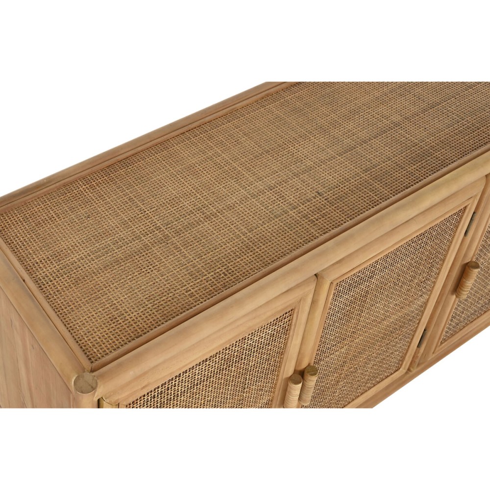 Buffet Home ESPRIT Marron Clair Rotin Sapin 120 x 40 x 65 cm
