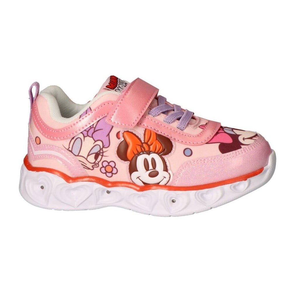Turnschuhe mit LED Minnie Mouse Rosa