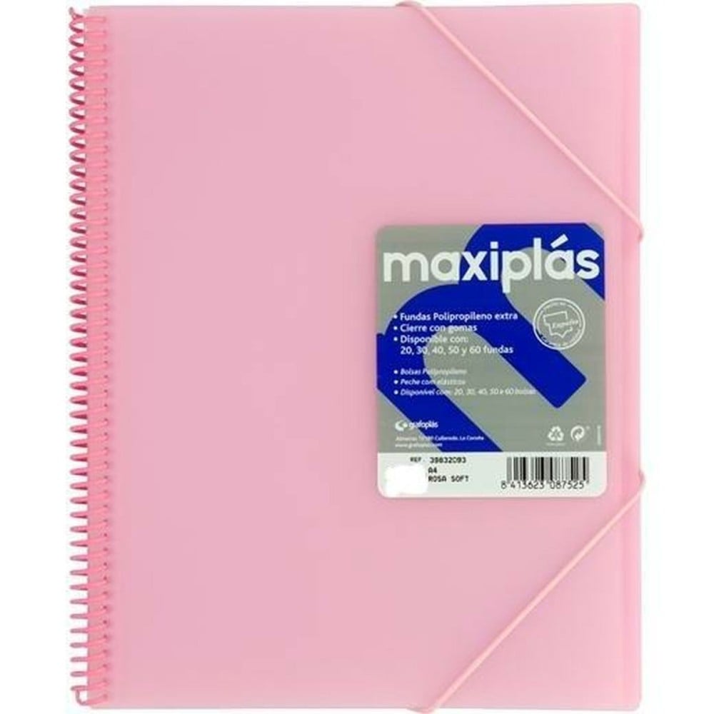 Classeur Grafoplas Rose clair A4