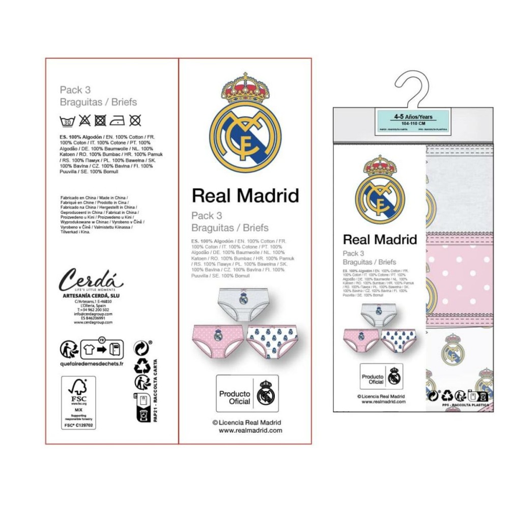 Culottes Real Madrid C.F. Multicouleur