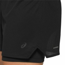 Damen-Sportshorts Asics Ventilate 2-N-1 Schwarz