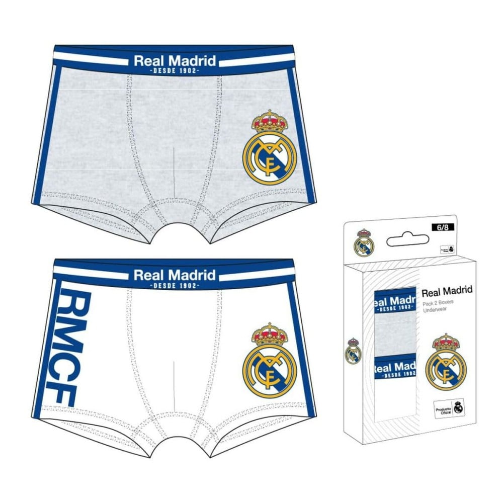 Jungen-Badeshorts Real Madrid C.F. Bunt