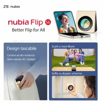 Smartphone Nubia 6,9" Octa Core 8 GB RAM 256 GB Noir