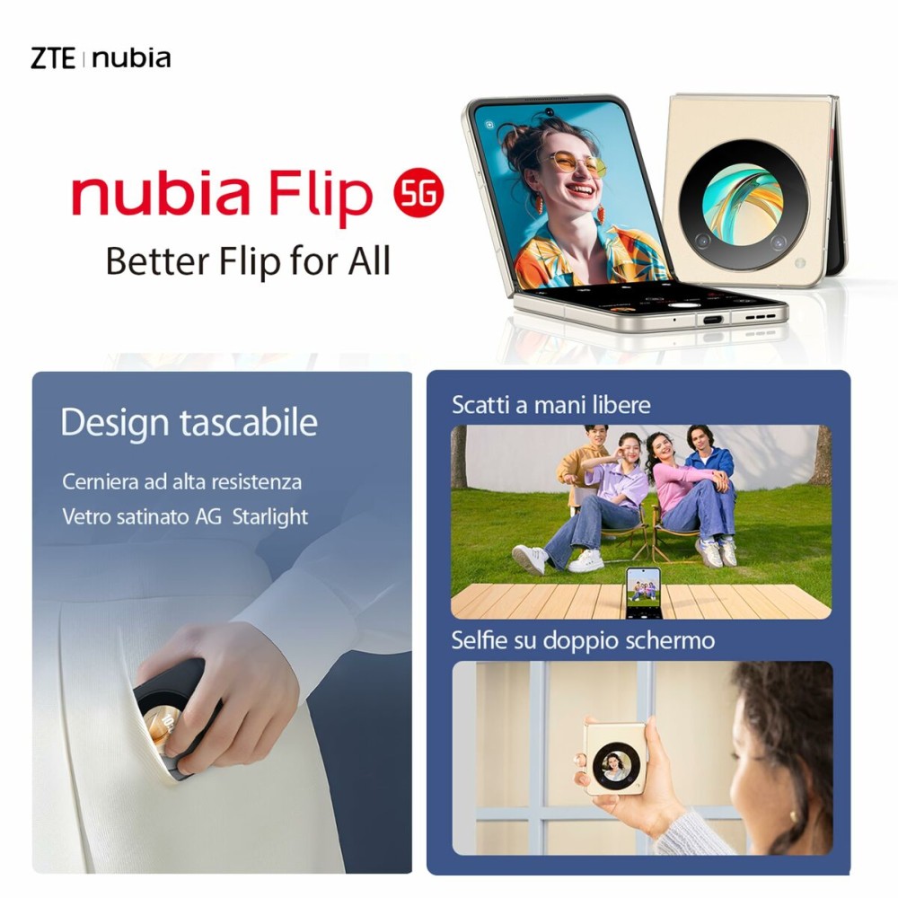 Smartphone Nubia 6,9" Octa Core 8 GB RAM 256 GB Noir