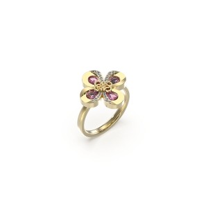 Damenring Guess JUBR03061JWYGPK54 14