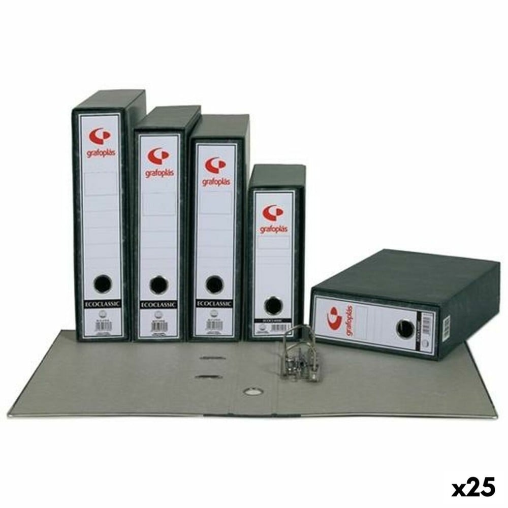 classeur à levier Grafoplas ECOCLASSIC Gris A4 (25 Unités)