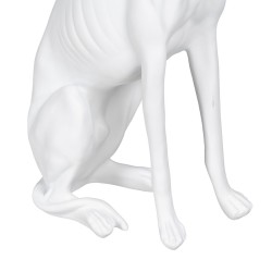 Figurine Décorative Blanc Chien 19 x 12 x 37,5 cm