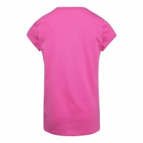 Child's Short Sleeve T-Shirt Converse Timeless Chuck Patch Fuchsia