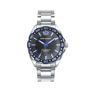Herrenuhr Mark Maddox HM0143-55 Schwarz Silberfarben (Ø 44 mm)