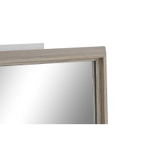 Miroir mural Home ESPRIT Blanc Marron Beige Gris Verre polystyrène 63,3 x 2,6 x 89,6 cm (4 Unités)