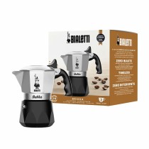 Italienische Kaffeemaschine Bialetti Brikka 2TZ Schwarz Aluminium 2 Kopper