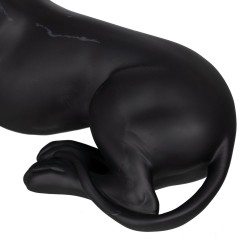 Figurine Décorative Noir Chien 37,5 x 13,5 x 22 cm