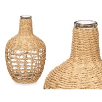 Bouteille Décorative Marron Verre 17 x 31 x 17 cm (4 Unités)