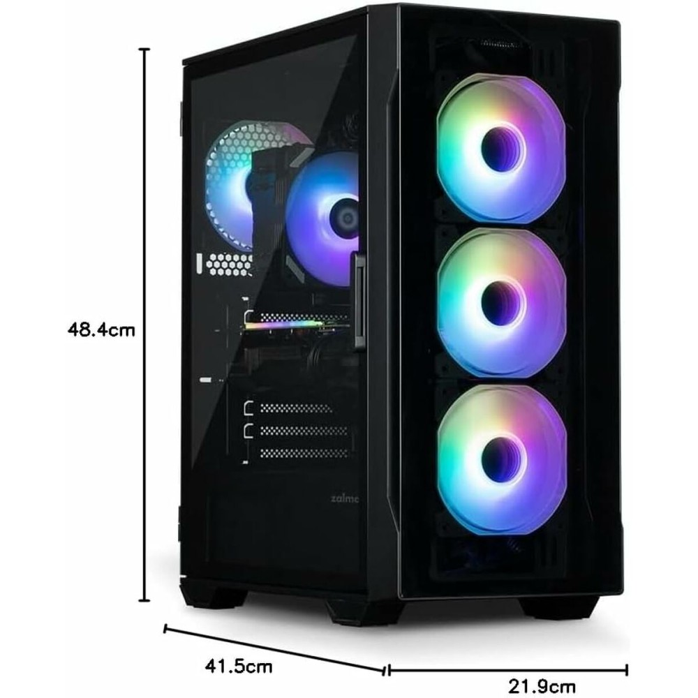 ATX Semi-tower Box Zalman I3 NEO TG BLACK Black
