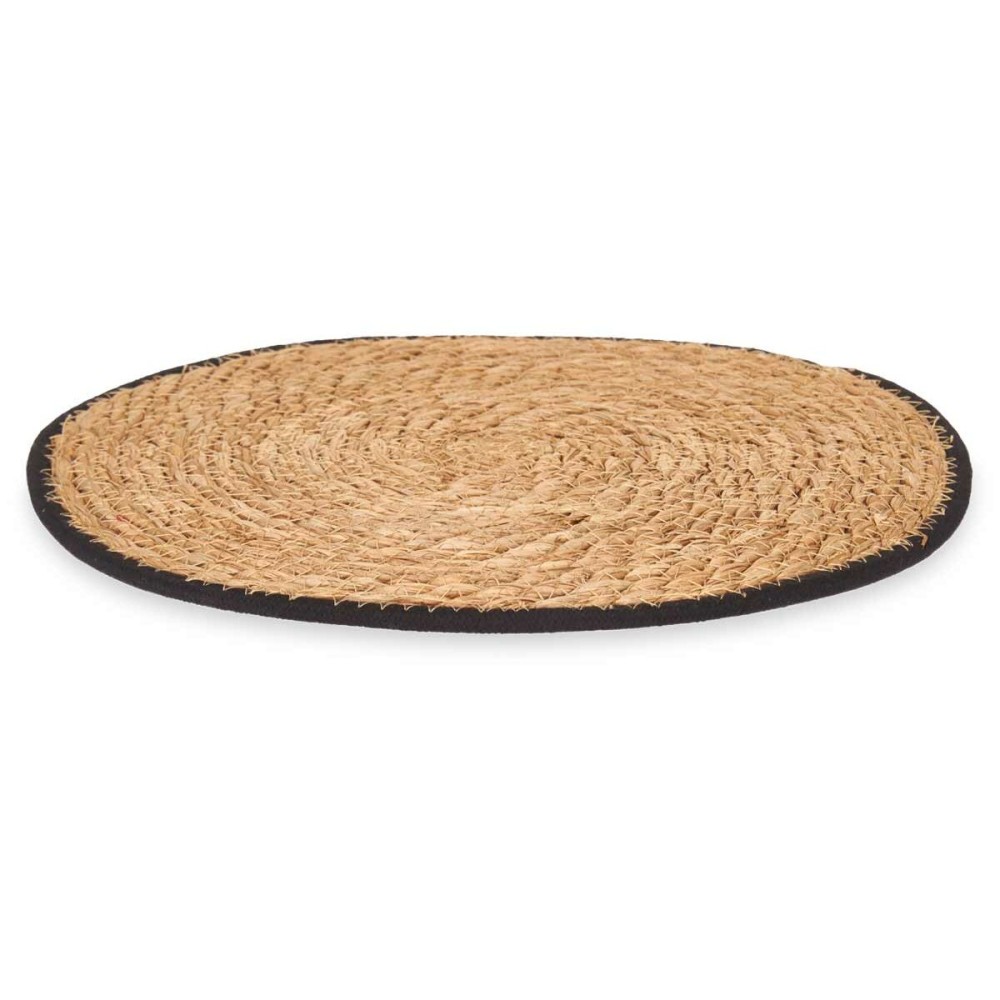 Dessous de plat Noir Coton Algues marines (24 Unités)