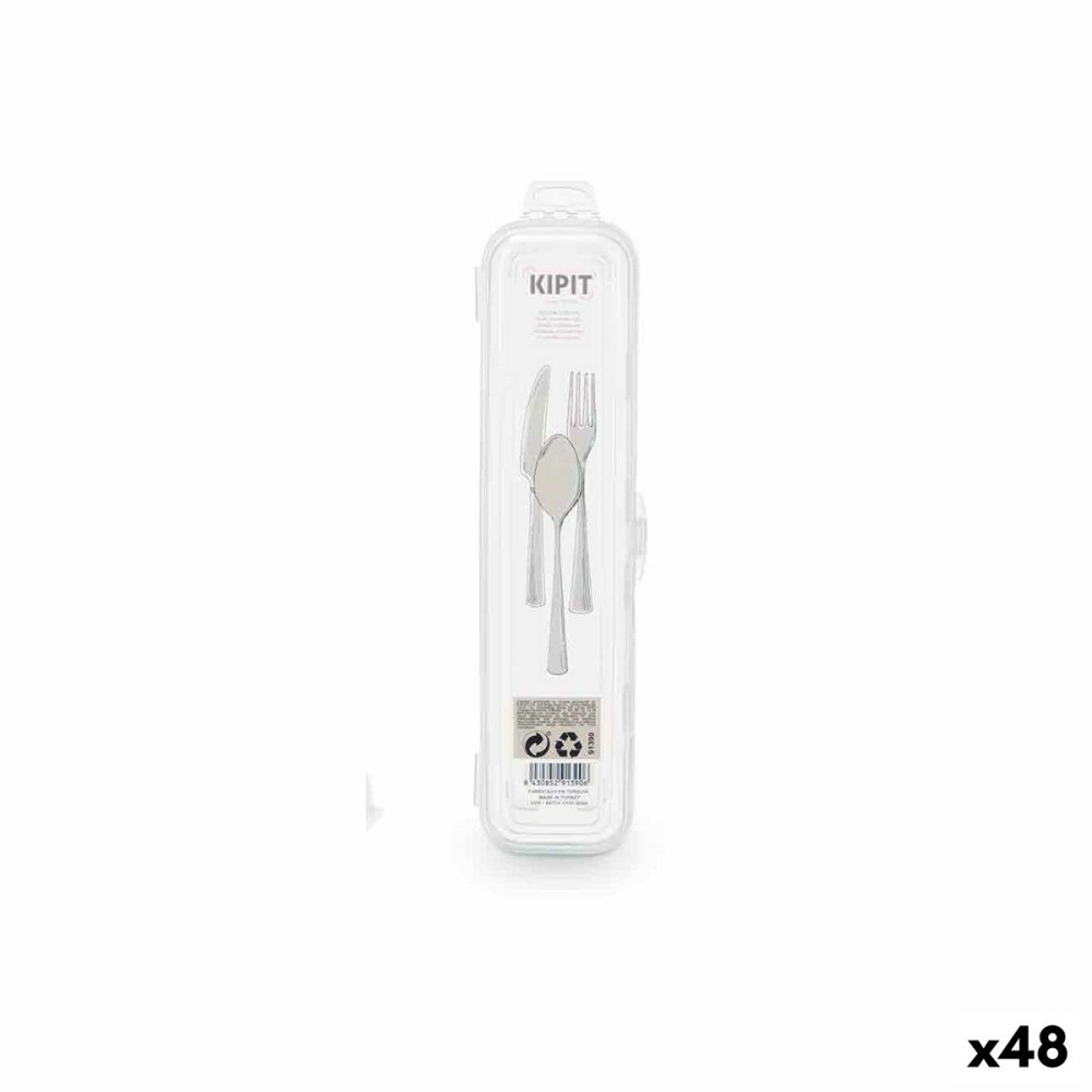 Coffret Couverts De voyage Transparent (48 Unités)