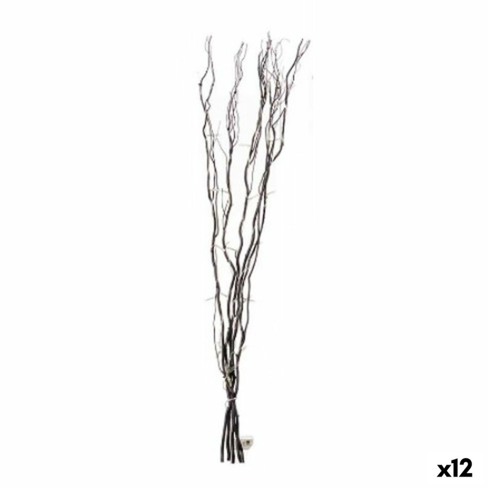 Bouquets Gift Decor F23610-B Noir Bois 20 x 90 x 6 cm Lumière LED (12 Unités)