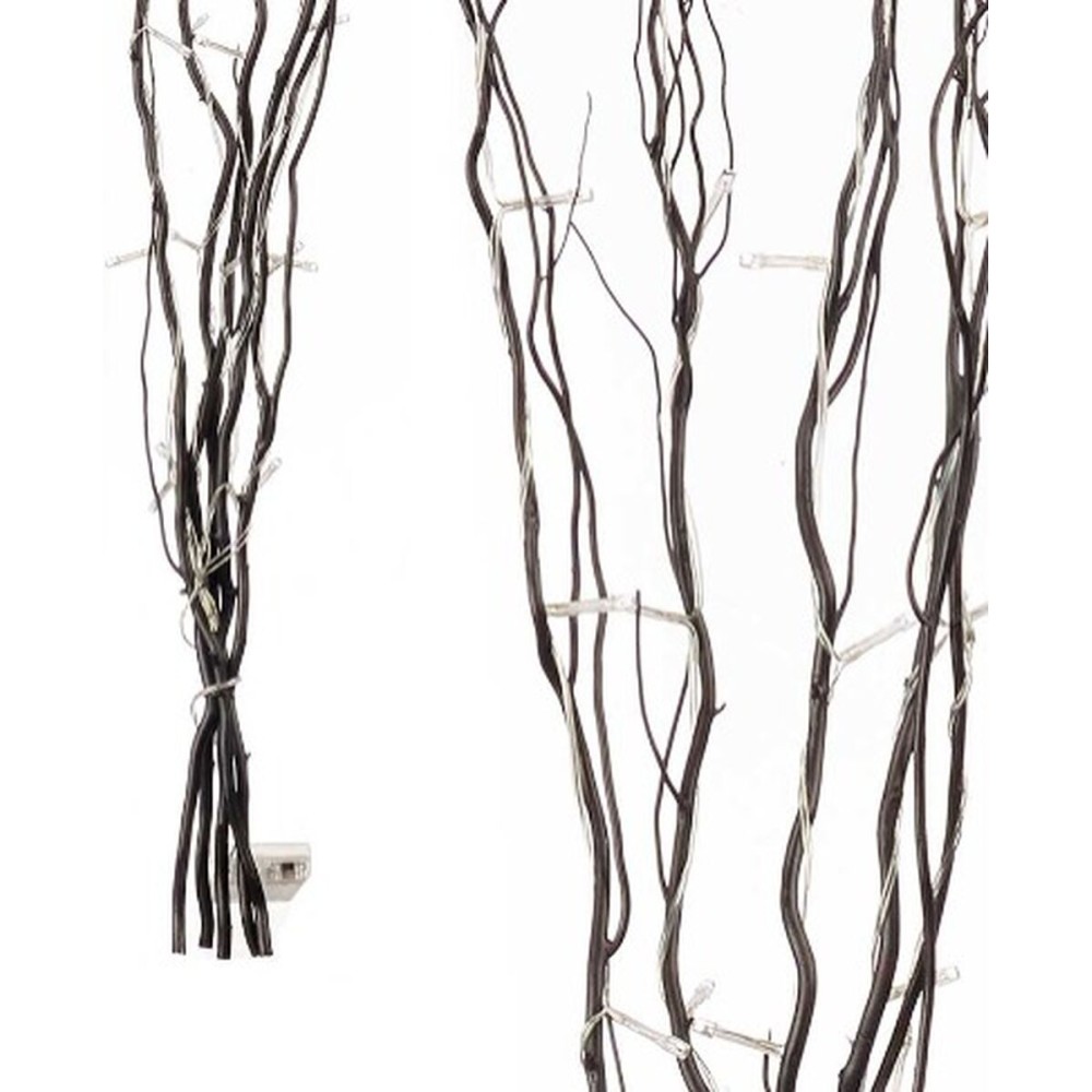 Bouquets Gift Decor F23610-B Noir Bois 20 x 90 x 6 cm Lumière LED (12 Unités)
