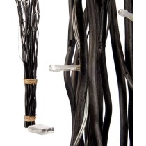 Bouquets Gift Decor F23606-B Noir Bois 7,5 x 120 x 7,5 cm Lumière LED (8 Unités)