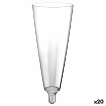 Set of cups Viejo Valle Flute maxi 160 ml 0,16 l Champagne 20 Pieces (20 Units)