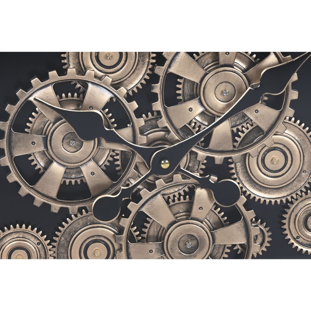 Wanduhr Home ESPRIT Dunkelbraun Metall 80 x 8 x 80 cm