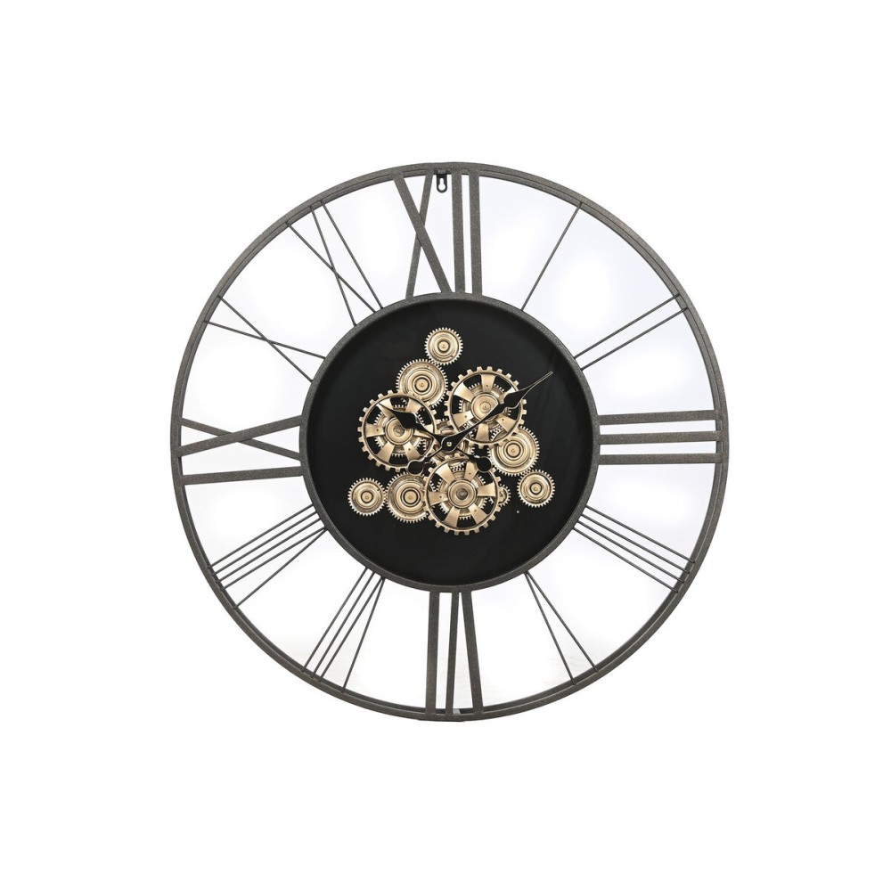 Wall Clock Home ESPRIT Dark brown Metal 80 x 8 x 80 cm