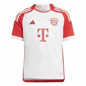 Children's Short Sleeved Football Shirt Adidas Fcb H Jsy Infantil (7-8 Years)