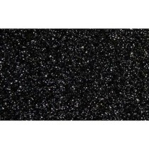 Moosgummi Fama Glitzernd Schwarz 50 x 70 cm (10 Stücke)
