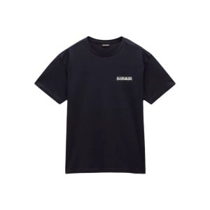 Herren Kurzarm-T-Shirt Napapijri S-Linth Ss Schwarz