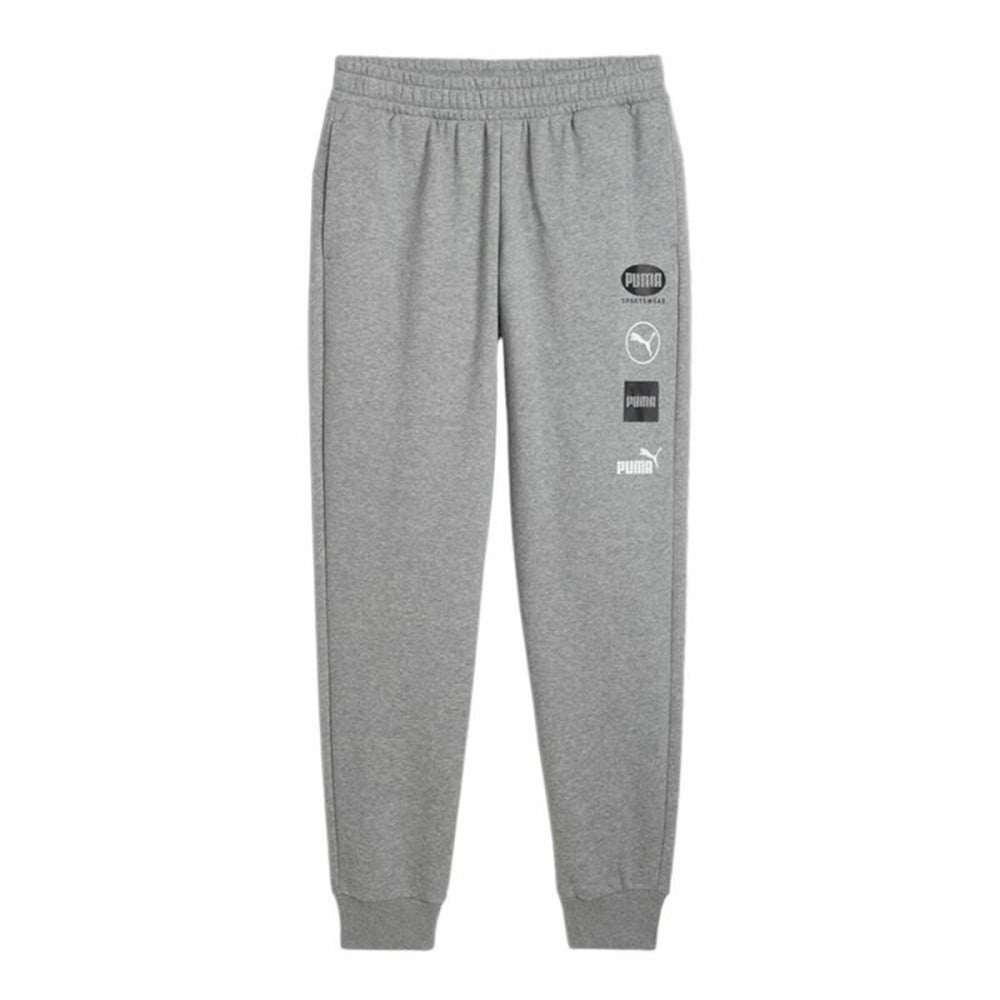 Trainingshose für Erwachsene Puma Power Graphic Sweatpants Grau Herren