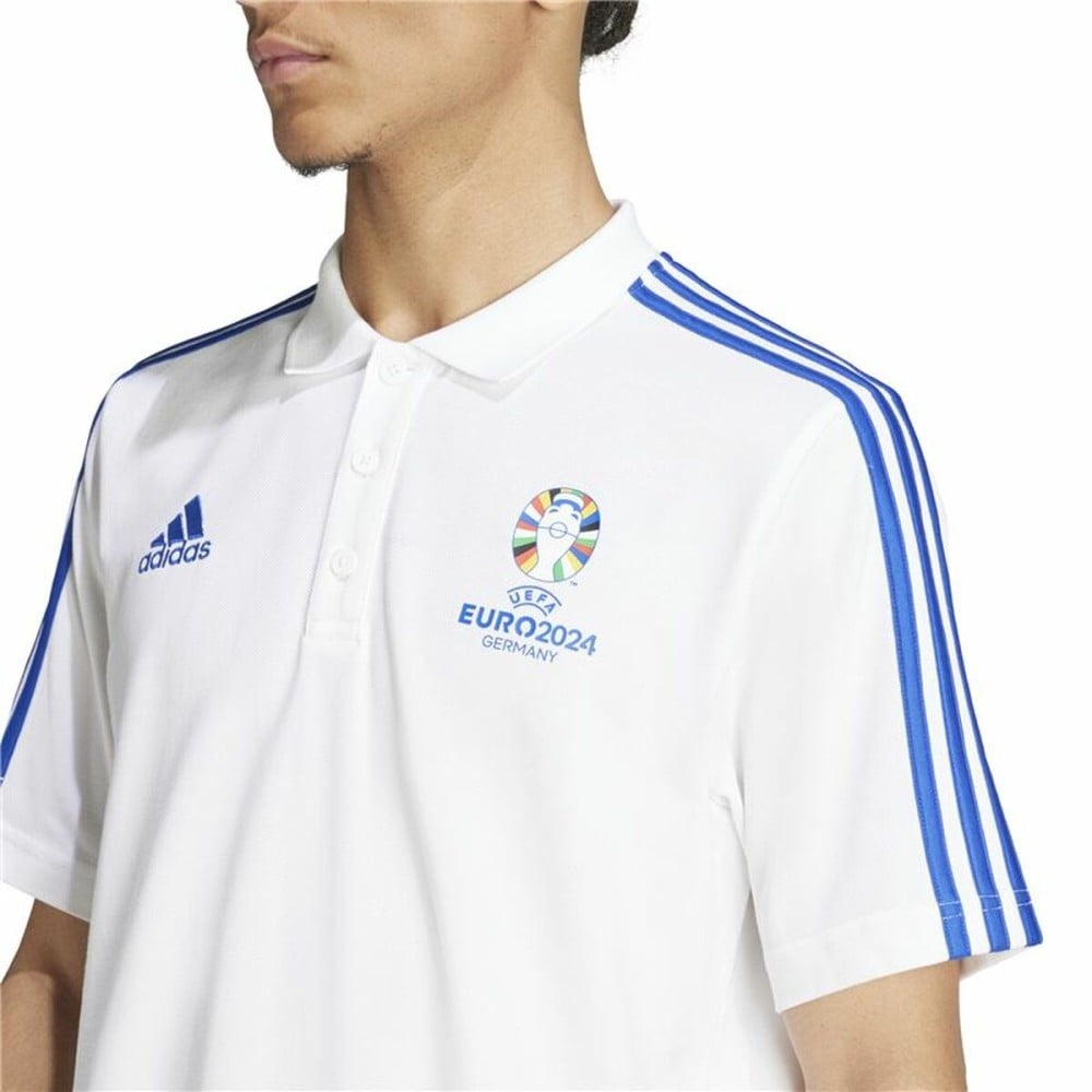 Herren Kurzarm-Poloshirt Adidas Emblem Euro 2024 (S)