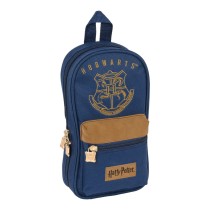 Rucksack mit Federtaschen Harry Potter Magical Braun Marineblau (12 x 23 x 5 cm)