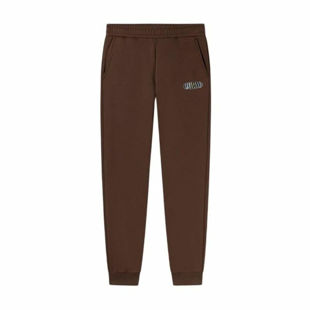 Trainingshose für Erwachsene Puma Essentials+ Graphic Fl Hombre Herren