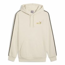Herren Sweater mit Kapuze Puma Ess Tape Minimal Gold Fl Beige